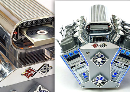 Engine Case Mod with V8 power