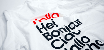 typography tshirt