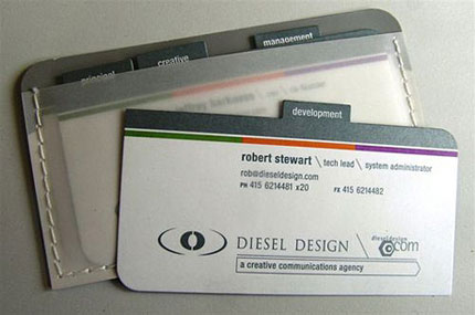 portfolio business cards