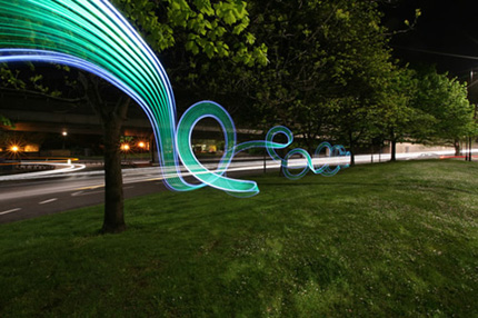 Light Graffiti, photography, graphics design