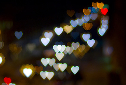 heart shape Bokeh 01
